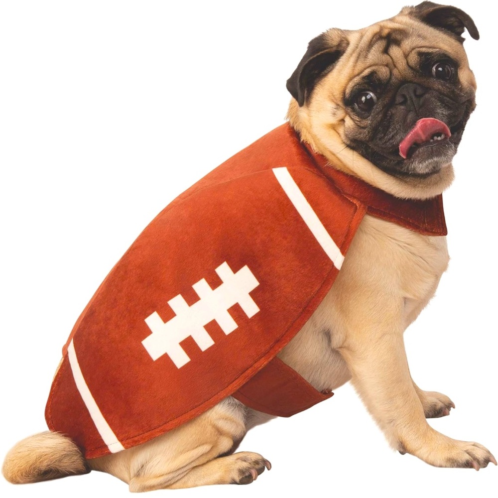 New in bag doggie football costume